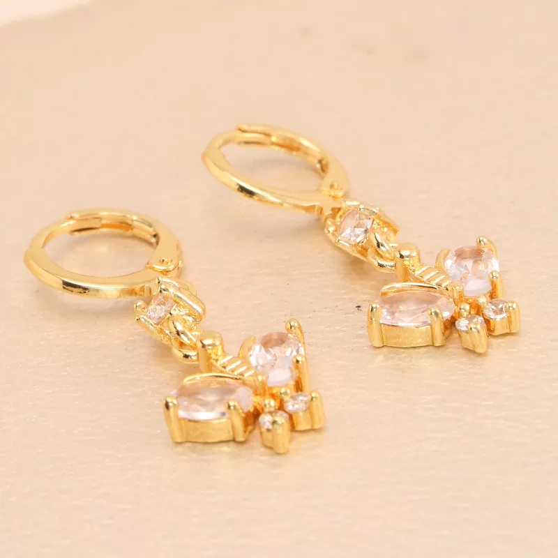 Are. Mariposa Circones Cristal Cover 4,5cm - ACX760