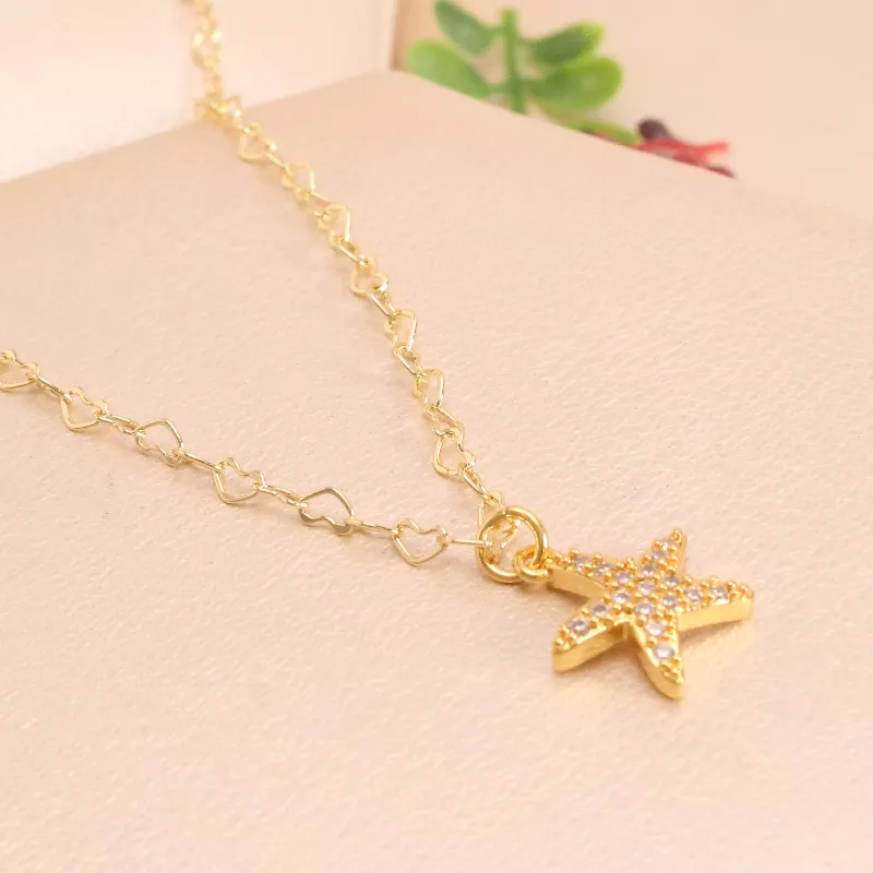 Cad. Estrella Rodio 45cm - CRH427