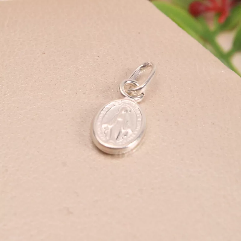Dij. Virgen Milagrosa Plata 1,3cm - DPJ302
