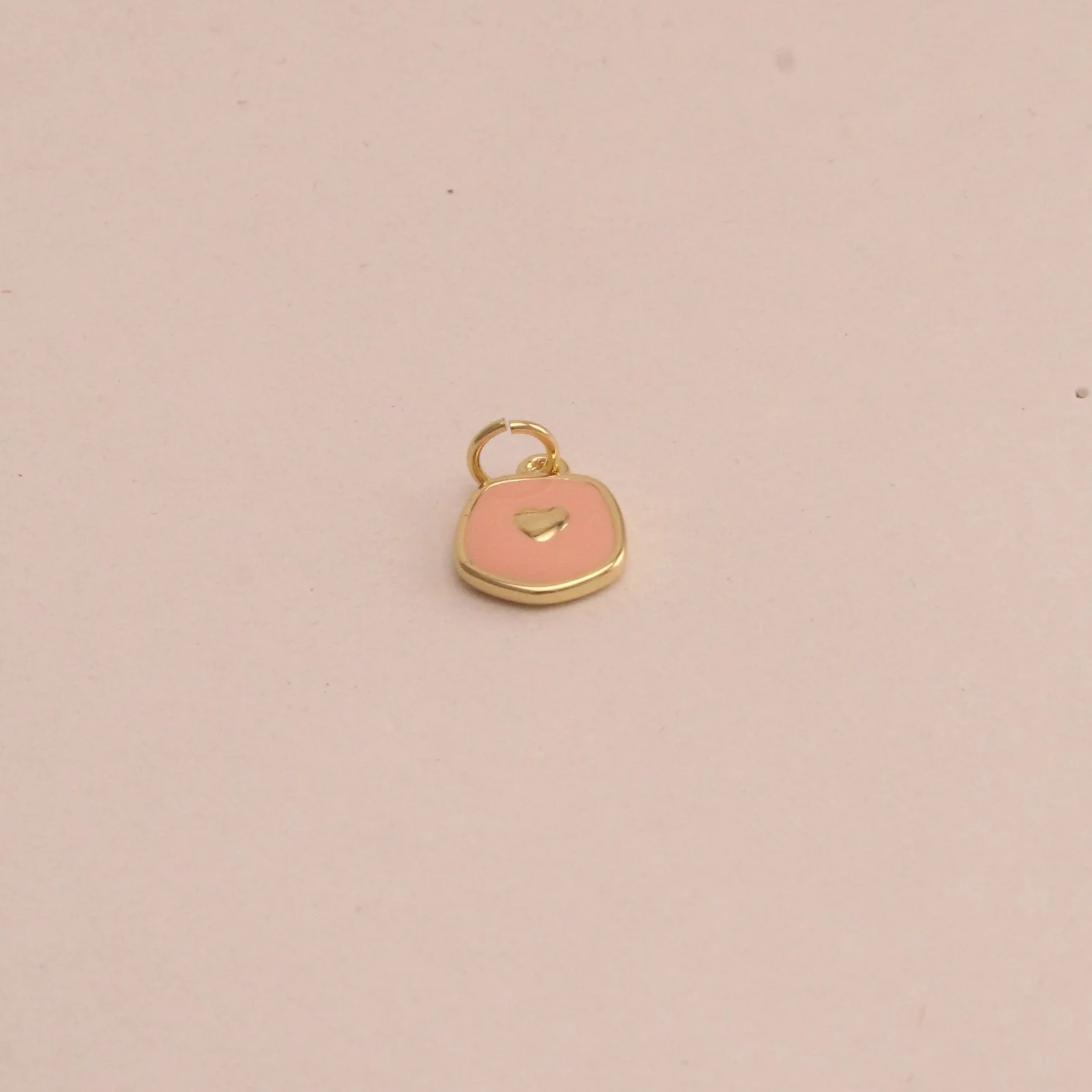 Corazon nacar rosa - DRG001 - Foto 1