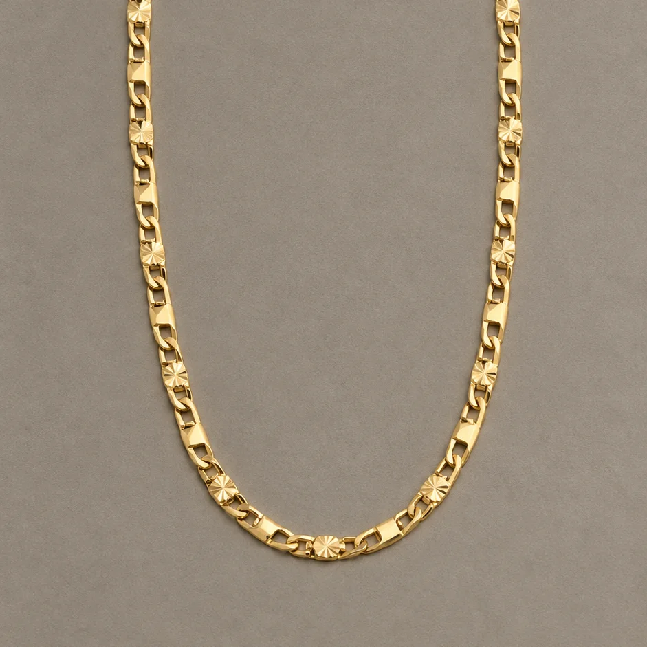 Cad. cm destellos rodio 60cm - ORG680
