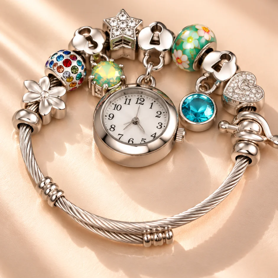 Pul. tipo pan reloj corbata negra acero graduable - PAN054