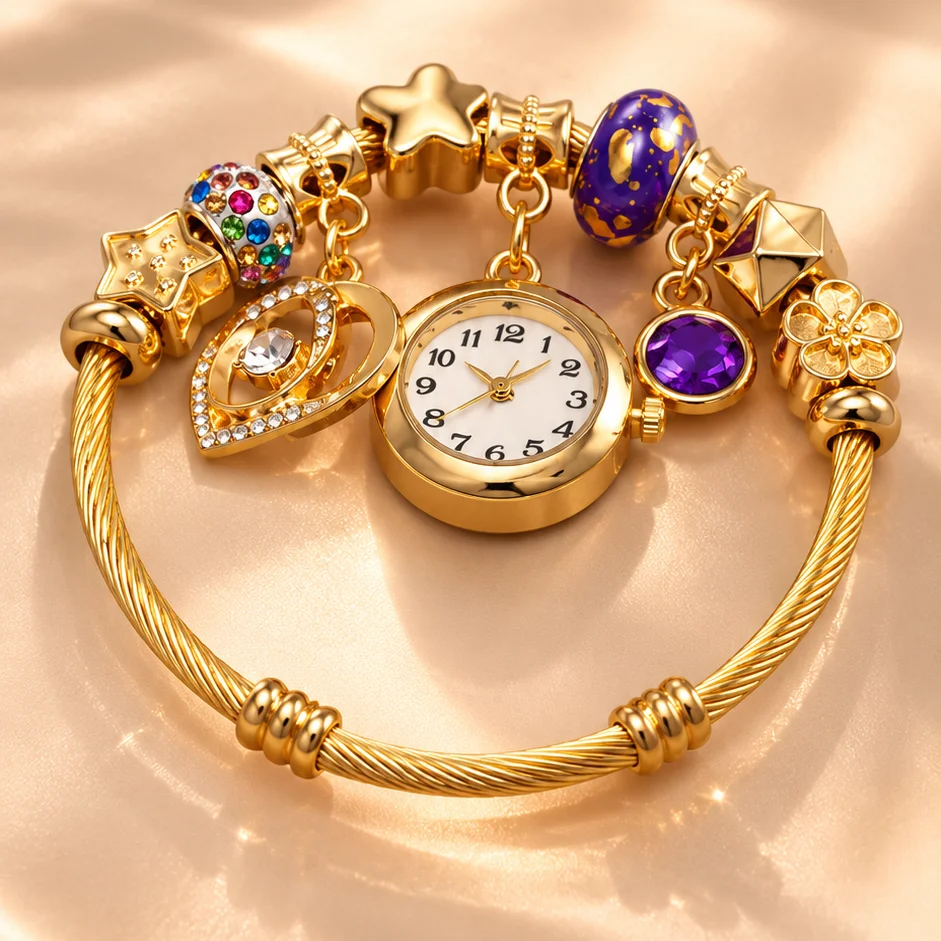 Pul. tipo pan reloj corazon gota acero graduable - PAN061