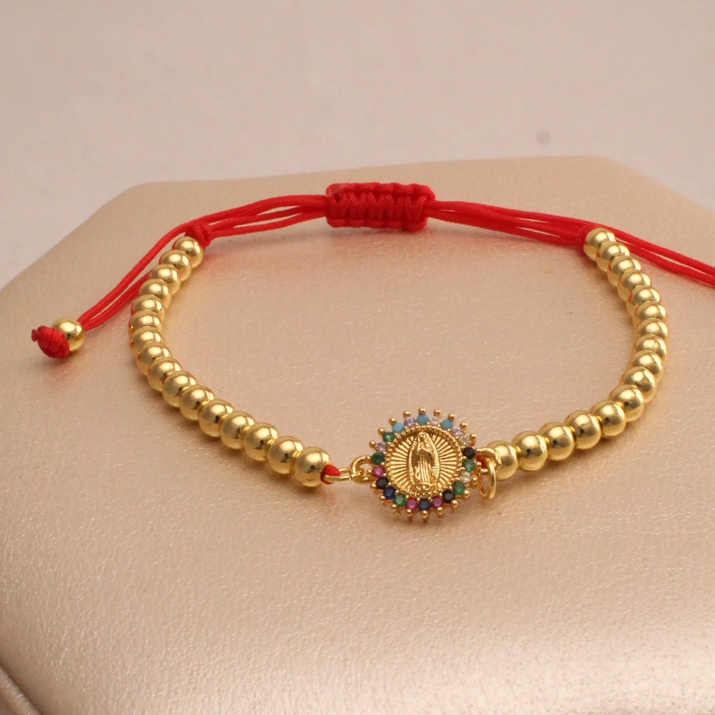 Pul. virgen guadalupe rodio graduable - PRG687