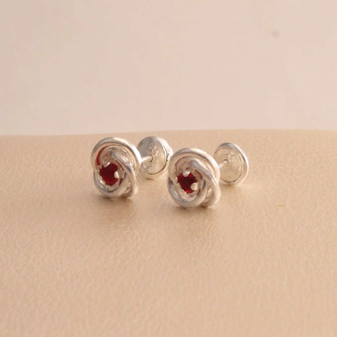 Top. rosa circon plata 0.7cm - TPS461