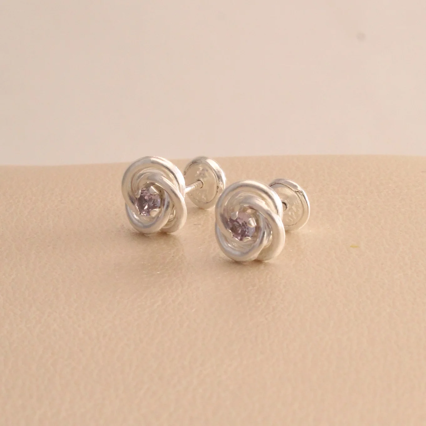 Top. rosa circon plata 0.7cm - TPS562