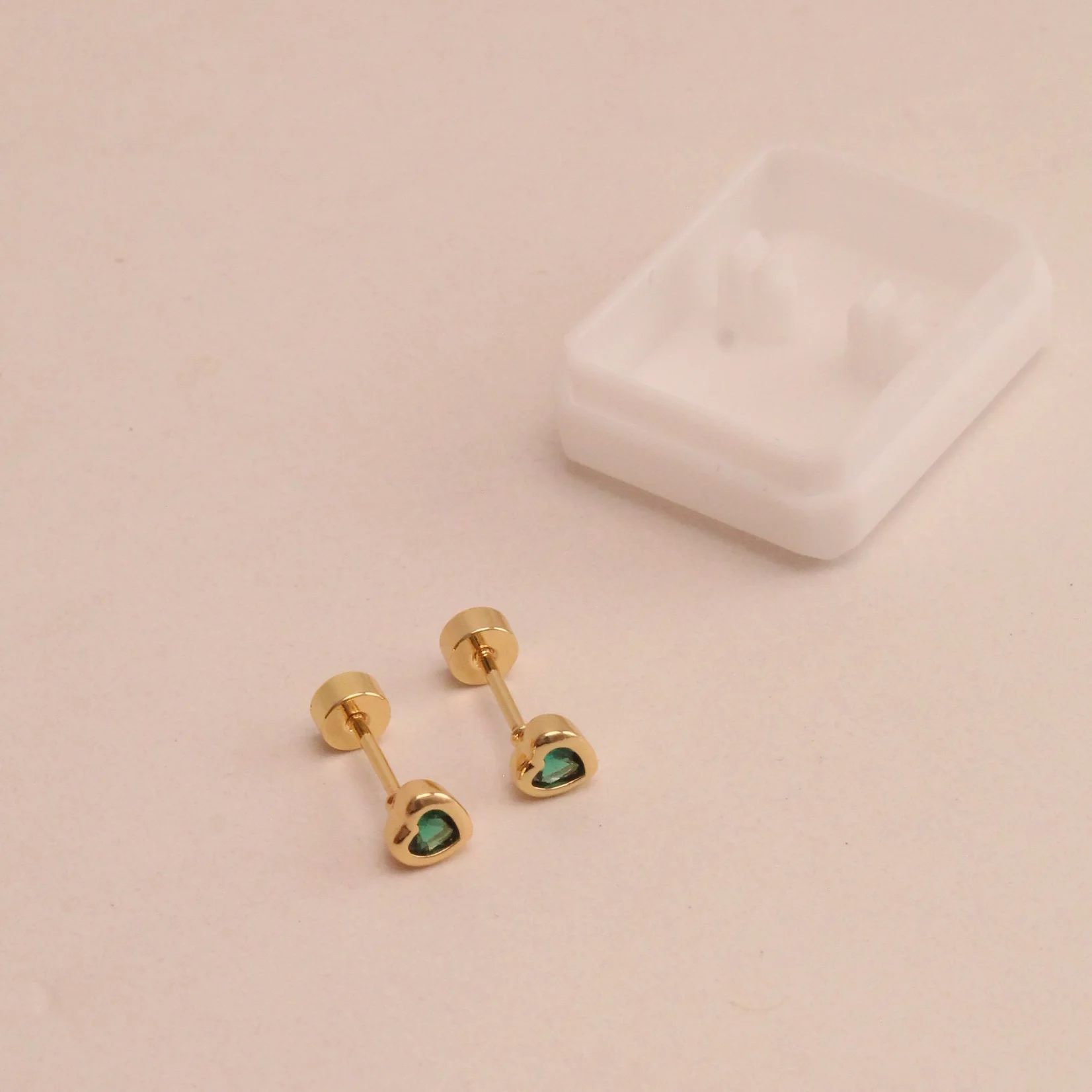 Top. topo seguridad verde rodio rodio 0.7cm - TRG237