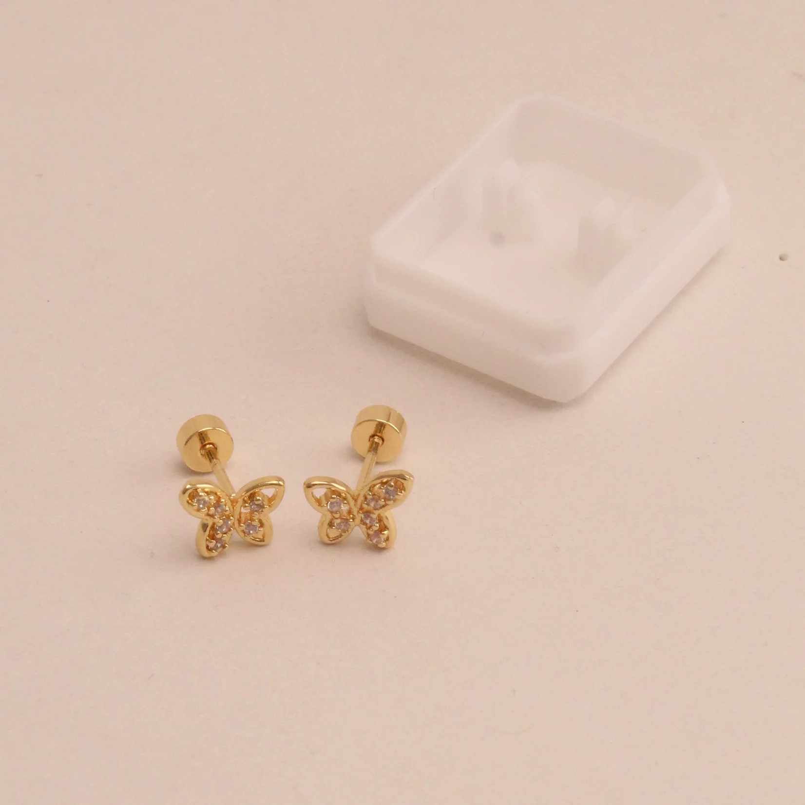 Top. topo seguridad mariposa rodio rodio 0.7cm - TRG873