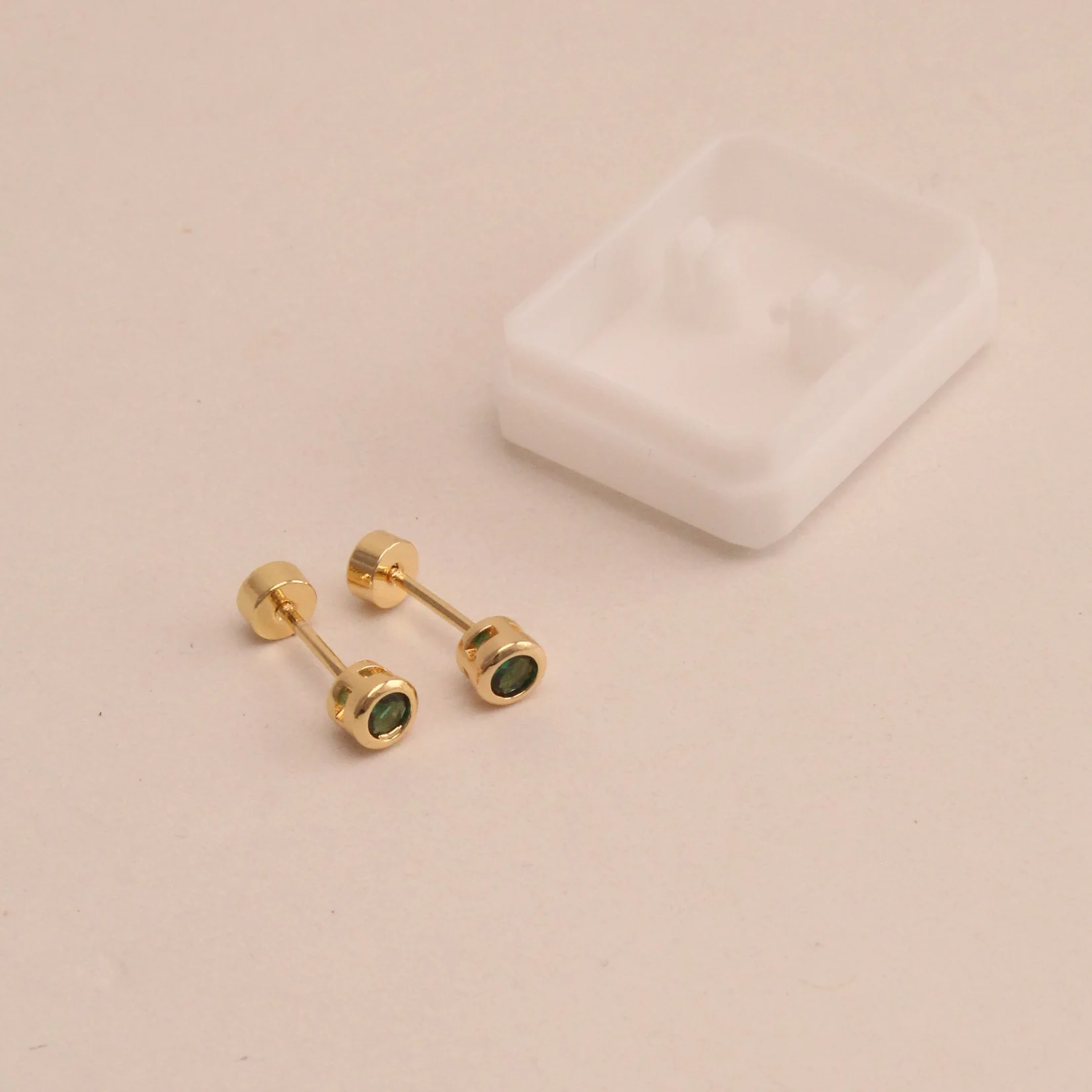Top. topo seguridad redondo rodio rodio 0.7cm - TRG940